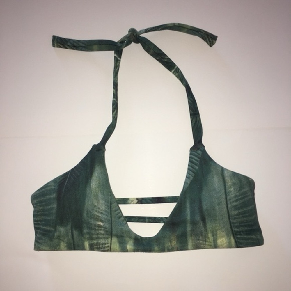 Midori Abstract Print Bikini Top Medium